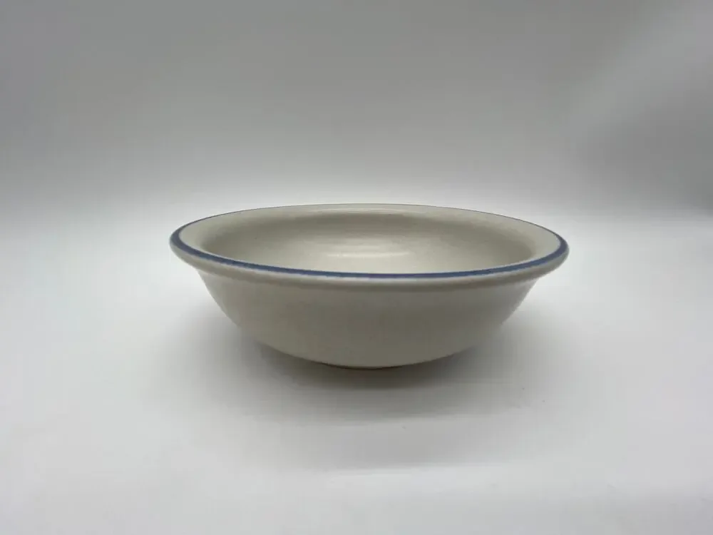Pfaltzgraff Yorktowne USA White Blue Floral Stoneware Soup Cereal Bowl - 6